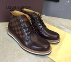 2016 new arrivals louis vuitton Calfskin Leather men casual Boots SML0362