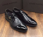 2016 new arrivals louis vuitton Calfskin leather men business casual shoes SML0379