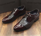 2016 new arrivals louis vuitton Calfskin leather men business casual shoes SML0377
