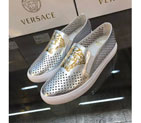 2016 versace women Flats shoes in Calfskin leather inside sheepskin leather VSC0031