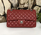 2017 Chanel Classic Flap Bag Original Lambskin Leather 1112 Silver hardware 1112