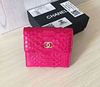 2017 Chanel Matelasse Tri-Fold Wallet Original python leather A48980 A48980
