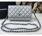 2017 Chanel WOC A84236 Original Caviar Leather Flap Bags Silver A84236