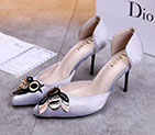 2017 Dior women shoes in silk satin DSW0228