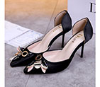 2017 Dior women shoes in silk satin DSW0227