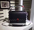 2017 Fendi KAN I handbag in calfskin leather 8BT3961 8BT3961