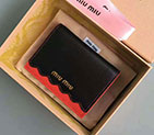 2017 Miumiu Calfskin leather wallet 5MV204 5MV204