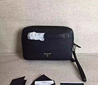 2017 Prada Men Clutch Original leather BR052B BR052B