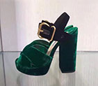 2017 Prada women Sandals in velvet Heel Height 13cm PSW0246