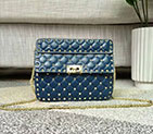 2017 VALENTINO GARAVANI ROCKSTUD SPIKE MEDIUM BAG 0122 0122