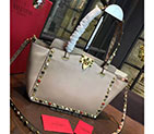 2017 Valentino ROCKSTUD ROLLING SMALL TOTE 0972 0972