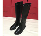 2017 Valentino women High Boots in Calfskin leather with rivet VN0451