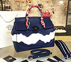 2017 Versace PALAZZO EMPIRE WAVE LEATHER BAG V1111 V1111