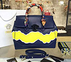 2017 Versace PALAZZO EMPIRE WAVE LEATHER BAG V1111 V1111