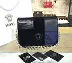 2017 Versace PATCHWORK SUEDE PYTHON HANDBAG 320555 320555