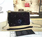 2017 Versace PATCHWORK SUEDE PYTHON HANDBAG 320666 320666