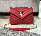 2017 YSL Saint Laurent MEDIUM LOULOU CHAIN BAG IN Original LEATHER 464676