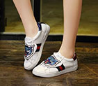 2017 gucci women Sneakers shoes in Calfskin leather GWS491