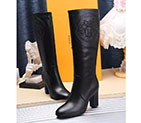 2017 hermes women High Boots in Calfskin Leather inside leather heel 8.5cm HWS325