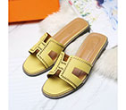 2017 hermes women Slippers in Calfskin leather HWS241