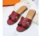 2017 hermes women Slippers in Calfskin leather HWS242