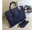 2017 prada Men briefcase bag Original Leather 2VE366 2VE366