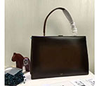 2018 CELINE MEDIUM CLASP BAG IN BOX CALFSKIN WITH PATINA 180923