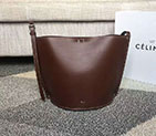 2018 CELINE SMALL STUDS BUCKET IN SATINATED NATURAL CALFSKIN 182933