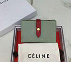 2018 CELINE STRAP ACCORDEON CARD HOLDER IN GRAINED CALFSKIN AND SHINY CALFSKIN 104323