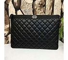2018 Chanel Banquet Clutch Original Caviar Leather A80560 Black A80560