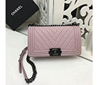 2018 Chanel LeBoy Flap Shoulder Bag A67086