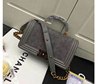 2018 Chanel LeBoy Tote Shoulder Bag Python A67086 A67086