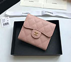 2018 Chanel Matelasse Tri-Fold Wallet A50086