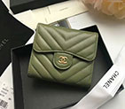 2018 Chanel Matelasse Tri-Fold Wallet A50086