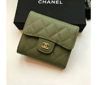 2018 Chanel Matelasse Tri-Fold Wallet A50086