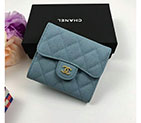 2018 Chanel Matelasse Tri-Fold Wallet A50086