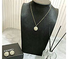 2018 Chanel Necklace and Earrings CJ0334