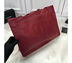 2018 Chanel Shoulder Shopping Bag Original Calfskin Leather A5840