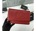 2018 Chanel WOC A33814 Original Caviar Leather Mini Flap Bag A33814