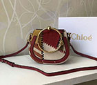 2018 Chloe Small Nile bracelet bag in smooth & suede calfskin 3S1301
