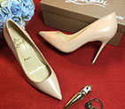 2018 Christian Louboutin Women shoes in Calfskin leather Heel Height 12cm CLWS0195