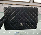 2018 Classic Chanel Maxi Double Flaps Bag A58601 Original Caviar Leather A58601