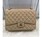 2018 Classic Chanel Maxi Double Flaps Bag A58601 Original Caviar Leather A58601