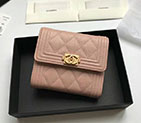 2018 Le Boy Chanel Matelasse Tri-Fold Wallet A80734