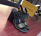 2018 Louis vitton women Sandal in Calfskin with rivet Heel 9.5cm SW0726