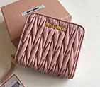 2018 Miu Miu MADRAS GOAT LEATHER WALLET 5ML522