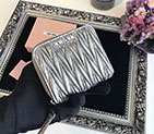 2018 Miu Miu MADRAS GOAT LEATHER WALLET 5ML522