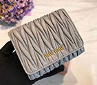 2018 Miu Miu MATELASSE LEATHER WALLET 5MH016