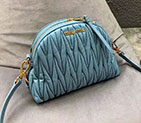 2018 MiuMiu LEATHER SHOULDER BAG 5BH092