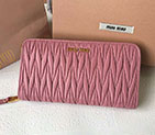2018 MiuMiu MATELASSE LEATHER WALLET 5ML506